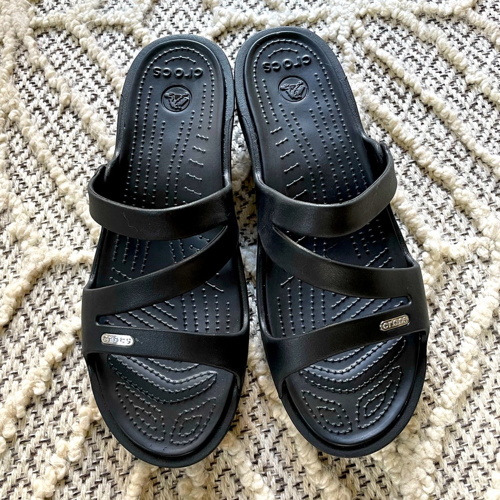 Crocs Patricia Wedges - Size 11- NEW